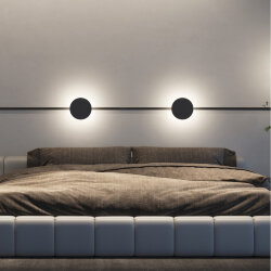 Светильник для трека Air, серия Reflex 4000 со светодиодом, ?180*H23мм, 48V DC, 5W, RA?90, 120°, 4000K, IP20, черный, алюминий, Denkirs DK5350-BK