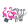 USL-S-833-PM530 FLAMINGO SET3 Садовый светильник на солнечной батарее Фламинго, в комплекте из 3 штук, 6 светодиодов, Белый свет, 1xАA Ni-Mh аккумулятор в-к, IP44, TM Uniel - фото 2