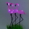USL-S-833-PM530 FLAMINGO SET3 Садовый светильник на солнечной батарее Фламинго, в комплекте из 3 штук, 6 светодиодов, Белый свет, 1xАA Ni-Mh аккумулятор в-к, IP44, TM Uniel - фото 11