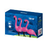 USL-S-833-PM530 FLAMINGO SET3 Садовый светильник на солнечной батарее Фламинго, в комплекте из 3 штук, 6 светодиодов, Белый свет, 1xАA Ni-Mh аккумулятор в-к, IP44, TM Uniel - фото 13