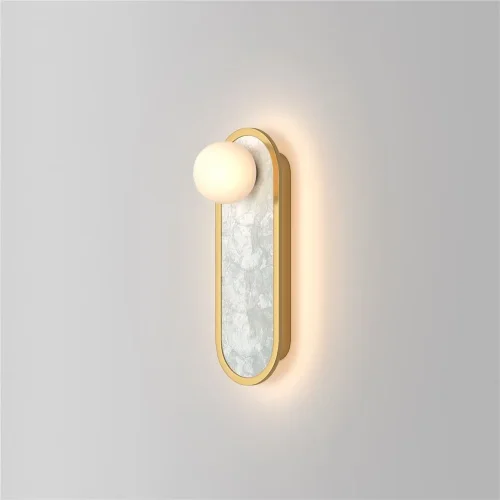 Настенный светильник (бра) Perlamour 2700-4000К 20Вт (Латунь) - фото 13