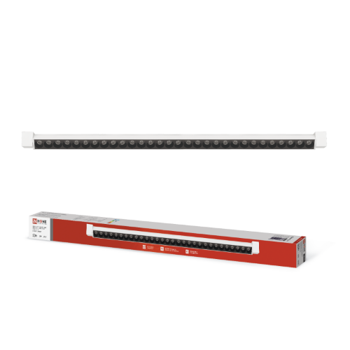 Светильник трековый линейный светодиодный поворотный LTR-02R-TL 50Вт 4000К 5000Лм 870мм IP40 24 градуса белый серии TOP-LINE IN HOME - Фото