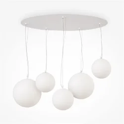 Подвесной светильник Basic form E27х5 (Белый)