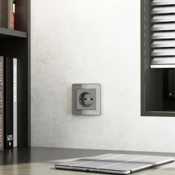 Рамка из акрила на 1 пост Acrylic графит W0012704