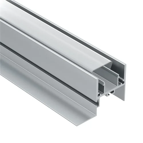 Алюминиевый профиль для натяжного потолка 35x52 (Серебро, 2 м), ALM012S-2M (Серебро) ALM012S-2M - фото 2