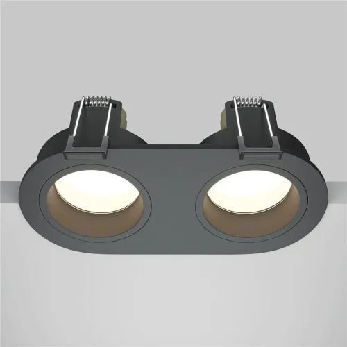 Встраиваемый светильник Share 2xGU10 10Вт (Черный) - фото 4