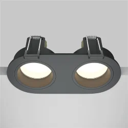 Встраиваемый светильник Share 2xGU10 10Вт (Черный)