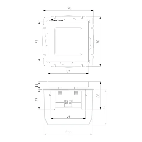 Встраиваемая LED подсветка (белый) W1154301 - фото 5