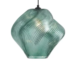Подвесной светильник Freya FR5548PL-01DBL (Темно-сине-зеленый)