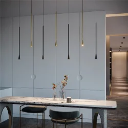 Светильник подвесной светодиодный Vist 7W 4000K черный 50312 LED (068608)