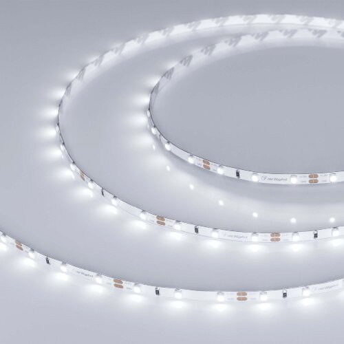 Светодиодная лента RT-A60-5mm 12V White6000 (4.8 W/m, IP20, 2835, 5m) (Arlight, 4.8 Вт/м, IP20) 028612(2) - фото