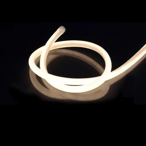 Светодиодный гибкий неон круглый 14мм 220V warm white LN402 - фото I