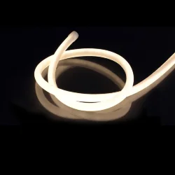 Светодиодный гибкий неон круглый 14мм 220V warm white LN402