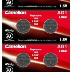 Элемент питания алкалиновый 'таблетка' LR621/364A/164/G 1 Mercury Free AG1-BP0%Hg для часов BL-10 (блист.10шт) Camelion 12809