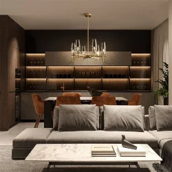 Подвесной светильник Lita G9х6 (Золото)