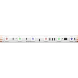 Светодиодная лента 24В 5050 14,4Вт/м RGB 5м IP 67 201248 (Белый)