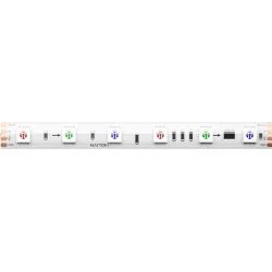 Светодиодная лента 24В 5050 14,4Вт/м 5м IP 67 Адресная (SPI) Цветная (RGB) 201248 (Белый) 201248