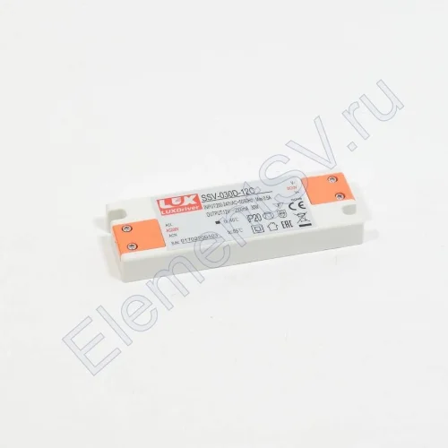 Блок питания SSV-030D-12C (12V, 30W, 2.5А) - фото.