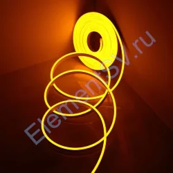 Светодиодный гибкий неон 4.5*13, 24V yellow LB17 (блистер 5м)