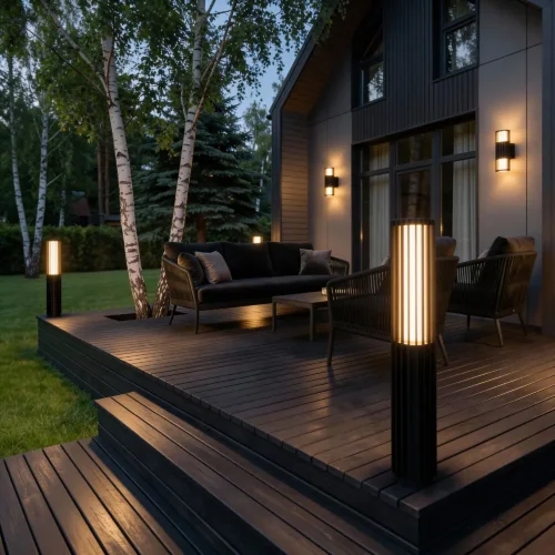 Садово-парковый светодиодный светильник Entero 3000K IP54 35189/F черный - фото 2