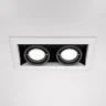 Встраиваемый светильник Metal Modern GU10 2x10Вт (Белый) - фото 14
