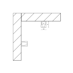 'Алюминиевый профиль SF-0709, накладной П-образный 2м 038752