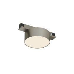 Светильник для трека SHINE FLOW со светодиодом, D74*H28, 48V DC, 6W, RA?90, 3000K, IP20, темный никель, алюминий, Denkirs DK5761-DN