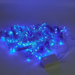 ULD-C3020-160-DTA BLUE IP20 Занавес светодиодный, 3х2м, 160 светодиодов, Синий свет, Провод прозрачный, TM Uniel