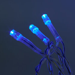 ULD-C3020-160-DTA BLUE IP20 Занавес светодиодный, 3х2м, 160 светодиодов, Синий свет, Провод прозрачный, TM Uniel