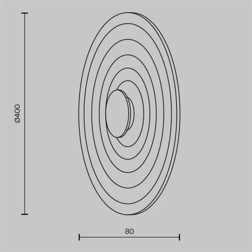 Настенный светильник (бра) Nami 3000К 6Вт (Белый) - фото 7