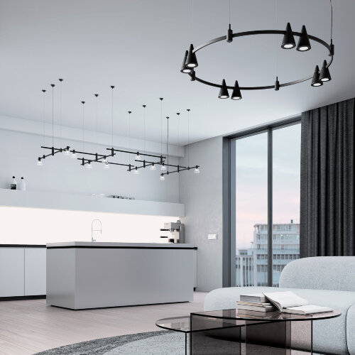 Esthetic Magnetic Трековый светильник 5W 3000K (чёрный) - Фото 4