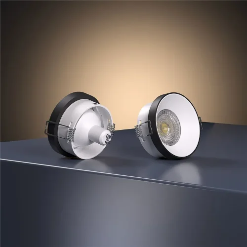 Встраиваемый точечный светильник 112 MR16 белый/черный - фото 3