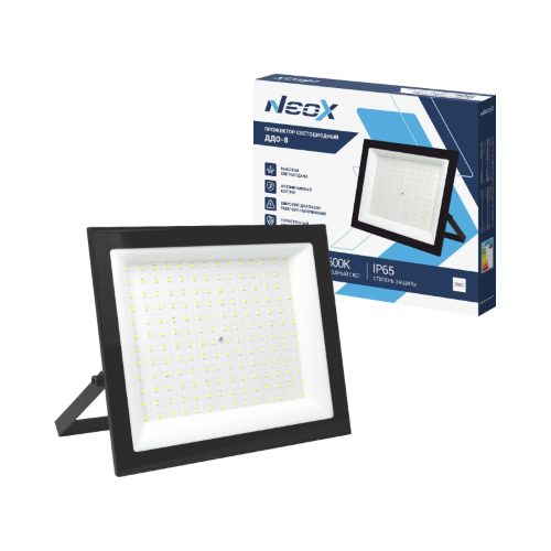 Прожектор светодиодный ДДО-8 150Вт 230В 6500К 15000Лм 100лм/Вт IP65 черный NEOX - Фото