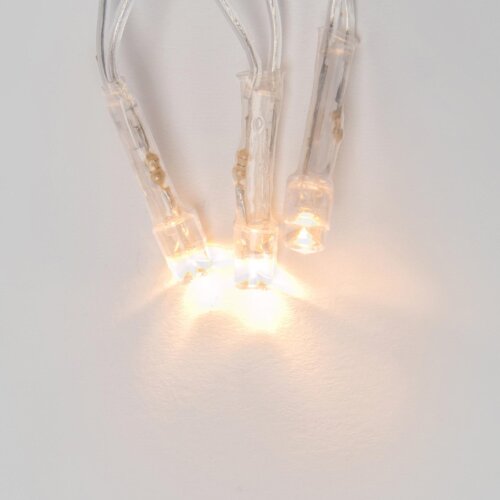 ULD-S0500-050-DTA WARM WHITE IP20 Гирлянда светодиодная с контроллером, 5м, 50 светодиодов, Теплый белый свет, Провод прозрачный - фото 3