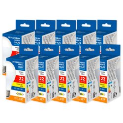 LED-A70-22W-3000K-E27-FR-SLS SET10 Лампа светодиодная, Форма А, матовая, Серия Optima, Теплый белый свет 3000K, Упаковка 10 штук