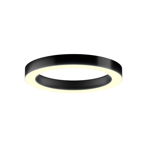 Светильник 6063 кольцо (RAL9005/625mm/LT70 — 3K/59W) - фото 1