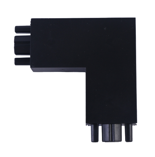 Коннектор шинопровода угловой AC-B-TL черный серии TOP-LINE IN HOME - Фото