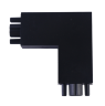 Коннектор шинопровода угловой AC-B-TL черный серии TOP-LINE IN HOME - Фото