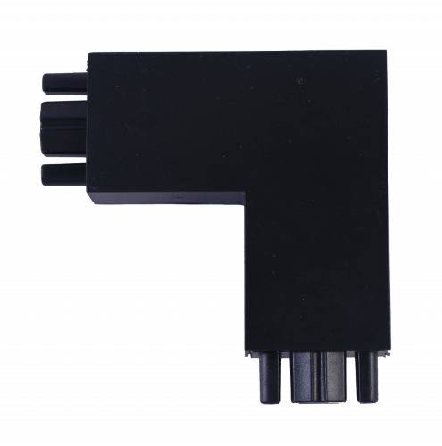 Коннектор шинопровода угловой AC-B-TL черный серии TOP-LINE IN HOME - Фото 2