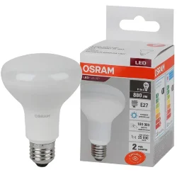 Лампа светодиодная R80 LV 11SW/6500K (=90W) E27 230V | LED Value 2Y | - OSRAM