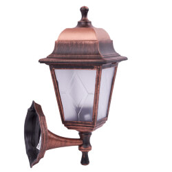 UUL-A01S 60W-E27 IP44 COPPER Светильник уличный, под лампу Е27, Архитектурный накладной, Цвет корпуса медный, TM Uniel