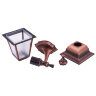 UUL-A01S 60W-E27 IP44 COPPER Светильник уличный, под лампу Е27, Архитектурный накладной, Цвет корпуса медный, TM Uniel - фото 4