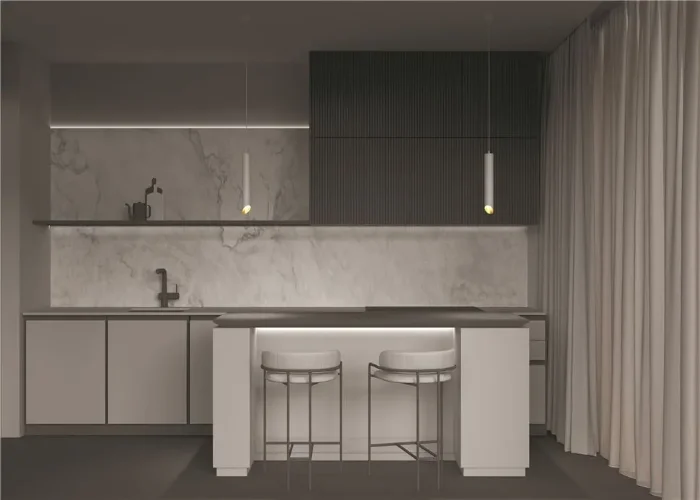 Подвесной светильник Lipari GU10 1x10Вт (Белый с Золотом) - фото 3