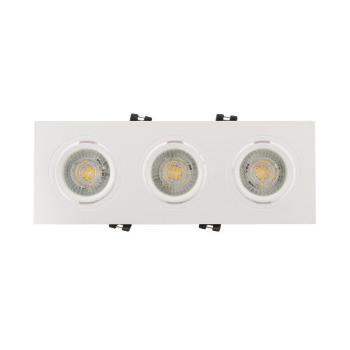 DK3023-WH Встраиваемый светильник, IP 20, 10 Вт, GU5.3, LED, белый, пластик.