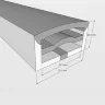 Cиликоновая оболочка T2010 S28 (20*10mm, pcb 12mm) - фото I
