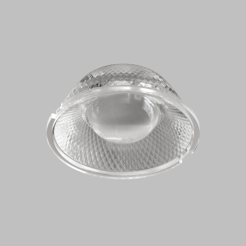 Линза ?55mm, угол рассеивания света 50° для светильников SHINE DK5743/DK2610, поликарбонат.