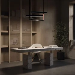 Подвесной светильник Basis Parity 3000K 24Вт 120° черный (Черный)