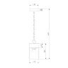 Подвесной уличный светильник Atrani 35085/H черный - фото 3