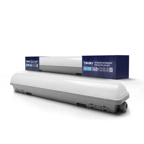 Светильник светодиодный ДСП B02Т3 36Вт 6500К IP65 3600лм подкл. в линию до 7штук TOKOV ELECTRIC TKE-DSP-B02T3-36-6.5K-IP65 - фото