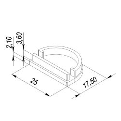 Заглушка для LC-LP-0525 без отверстия